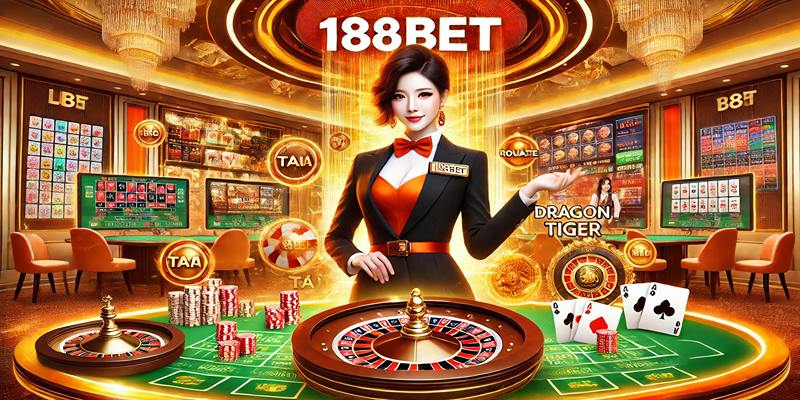 Trải nghiệm sòng bài 188BET Casino  trực tuyến với các trò chơi đa dạng và hấp dẫn